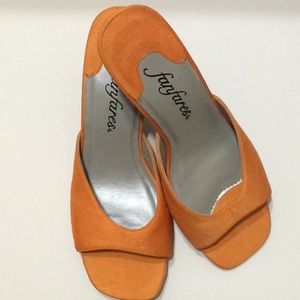 Woman’s Orange High Heels